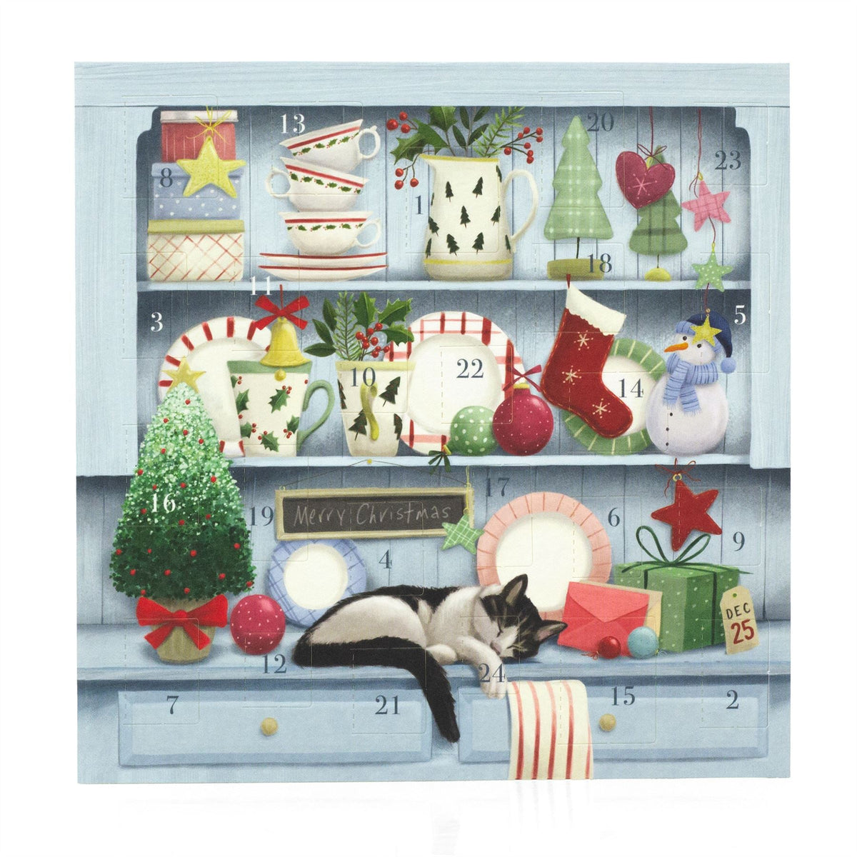 Christmas Dresser Advent Calendar Greetings Card | Christmas Advent Calendar Advent Calendar - Tophatter Daily Deals