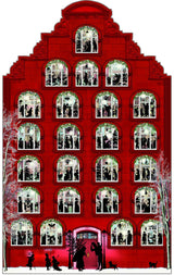 Deluxe Traditional Card Advent Calendar Large - Nostalgic Christmas House Advent Calendar - Tophatter Daily Deals