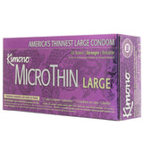 Kimono MicroThin Plus Large Condoms in 12 Pack Condoms - Tophatter Daily Deals