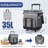 Rolling Insulated Refrigerated Truck Cooler Bag Camping & Hiking - Tophatter Daily Deals