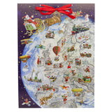Giving Gift on Christmas Eve | Santa’s Journey Christmas Advent Calendar 52x38cm Advent Calendar - Tophatter Daily Deals