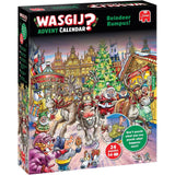 Wasgij Christmas Advent Calendar 2025 | Reindeer Rumpus Jigsaw Advent Calendar Advent Calendar - Tophatter Daily Deals