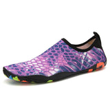 Beach Wading Shoes Leaking Swimming Shoes Men And Women Purple 0 - Tophatter Daily Deals