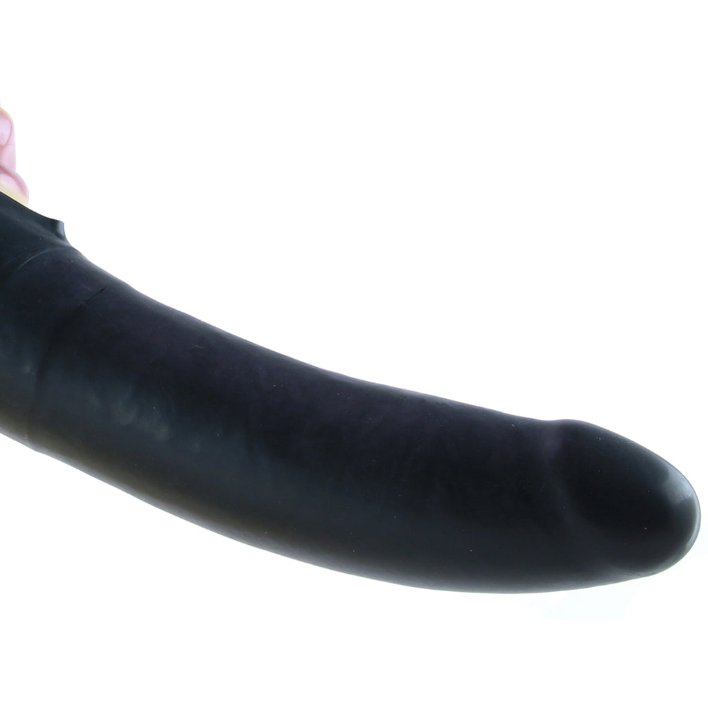 Accommodator Chin Strap-On Dildo in Black - Tophatter's Adult Products Dildo Sex Toys > Strap-On and Harnesses - Tophatter Daily Deals