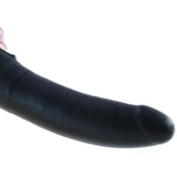 Accommodator Chin Strap-On Dildo in Black - Tophatter's Adult Products Dildo Sex Toys > Strap-On and Harnesses - Tophatter Daily Deals