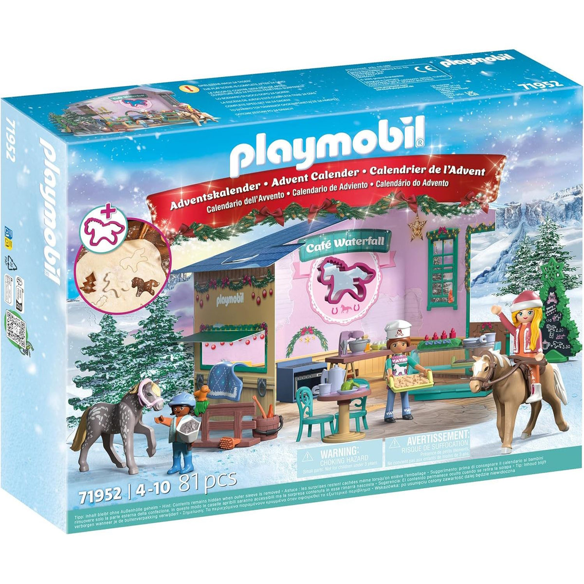 Playmobil 71952 Christmas Baking at the Rider Cafe - Children's Toy Advent Calendar Advent Calendar - Tophatter Daily Deals