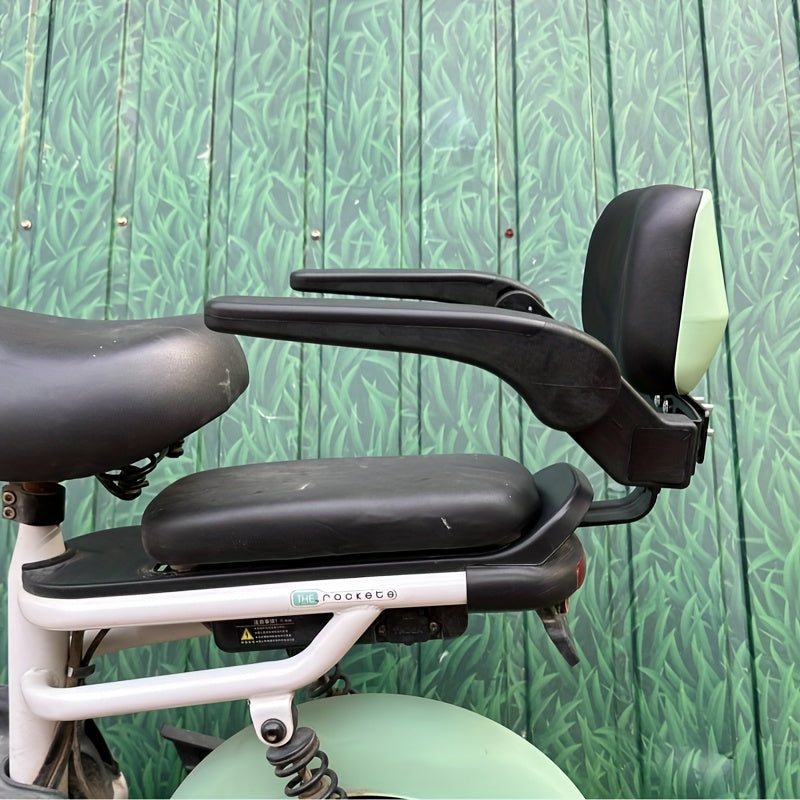 Electric Bicycle Rear Seat Safety Guardrail Bicycle Accessories - Tophatter Daily Deals