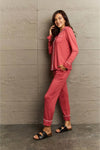 Ninexis Buttoned Collared Neck Top and Pants Pajama Set Loungewear Sets - Tophatter Daily Deals