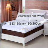 10cm Household Mattress Dormitory Soft Winter Warm Upgraded Thick White Set3 2pcs 0 - Tophatter Daily Deals