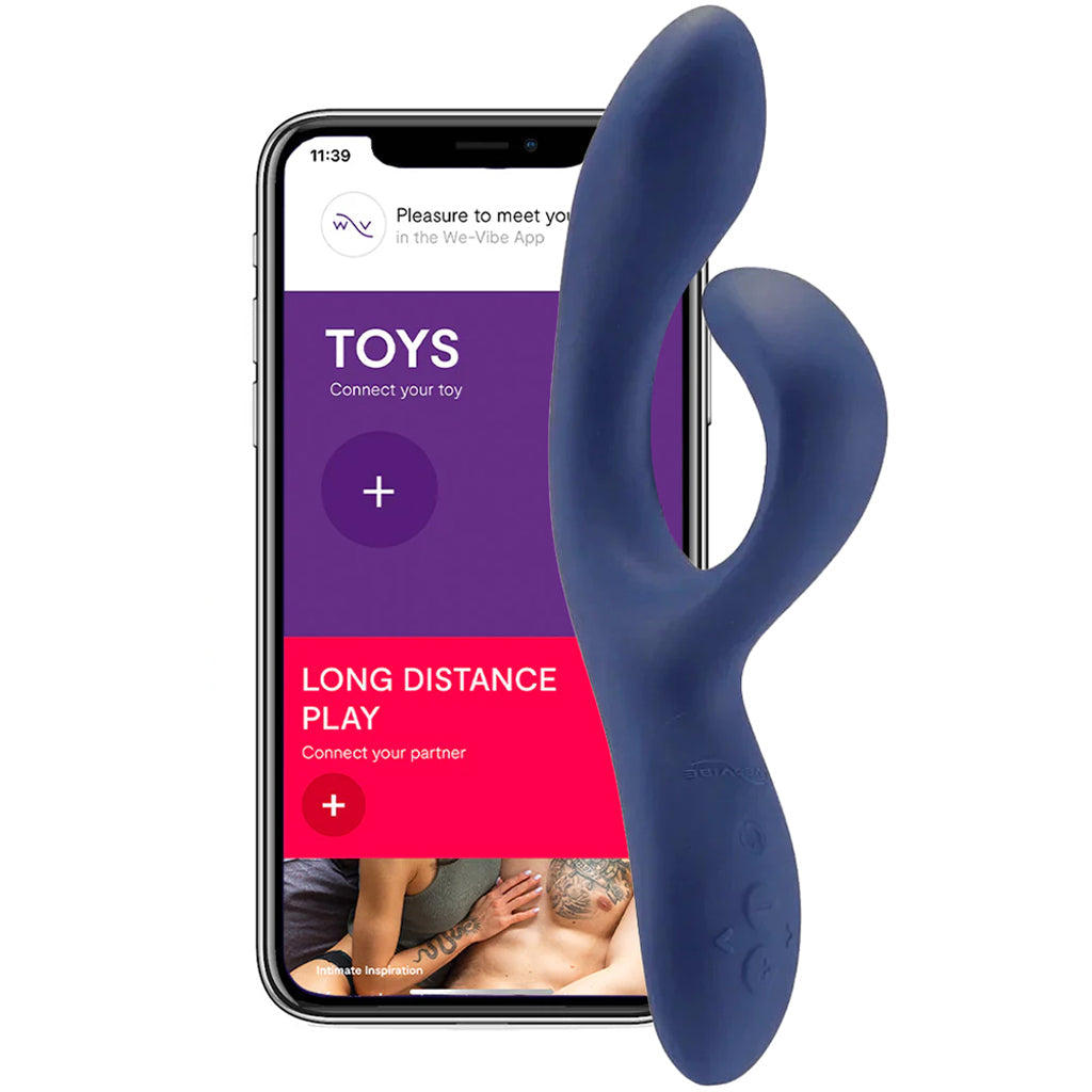 We-Vibe Nova 2 Rabbit Vibe in Midnight Blue Vibrators > Rabbit Vibrators - Tophatter Daily Deals