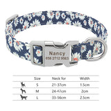 Adjustable Nylon Dog Collar Personalized Dogs Cat ID 217H5 7 - Tophatter Daily Deals