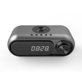Bedside Wireless Charging Audio LED Alarm Clock USB 0 - Tophatter Daily Deals