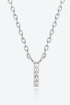 G To K Zircon 925 Sterling Silver Necklace Necklaces - Tophatter Daily Deals
