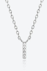 G To K Zircon 925 Sterling Silver Necklace Necklaces - Tophatter Daily Deals