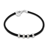 Beaded Stainless Steel Heart Couple Bracelet 3Steel Bead Bracelets 7 - Tophatter Daily Deals