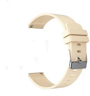 Blood Pressure Heart Rate Sleep Monitoring Sports Bracelet Gold silicone strap 0 - Tophatter Daily Deals