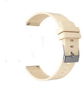 Blood Pressure Heart Rate Sleep Monitoring Sports Bracelet Gold silicone strap 0 - Tophatter Daily Deals