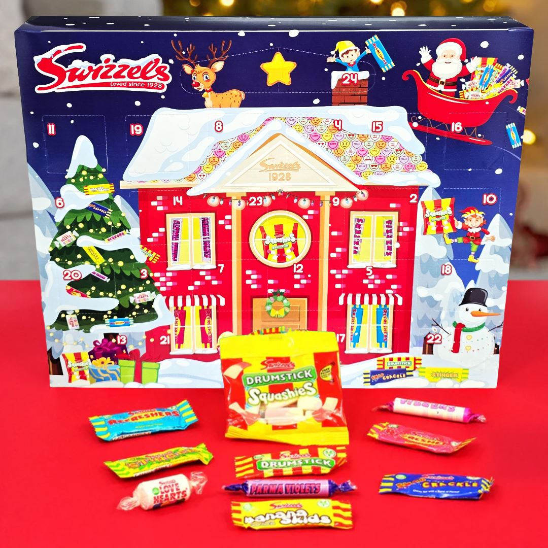 Swizzels Advent Calendar | Retro Sweet Christmas Advent Calendar for Kids Adults Advent Calendar - Tophatter Daily Deals