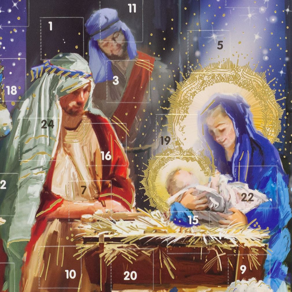 Around the Manger Christmas Advent Calendar | Religious Nativity Advent Calendar Advent Calendar - Tophatter Daily Deals