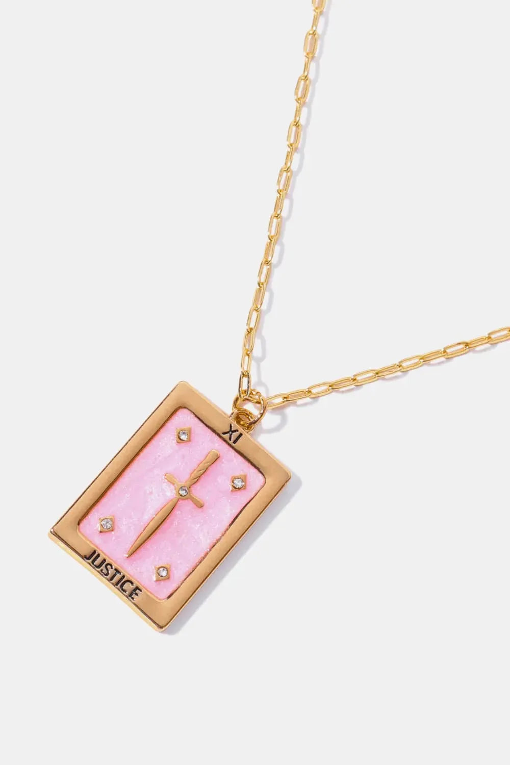 Tarot Card Pendant Copper Necklace Necklaces - Tophatter Daily Deals