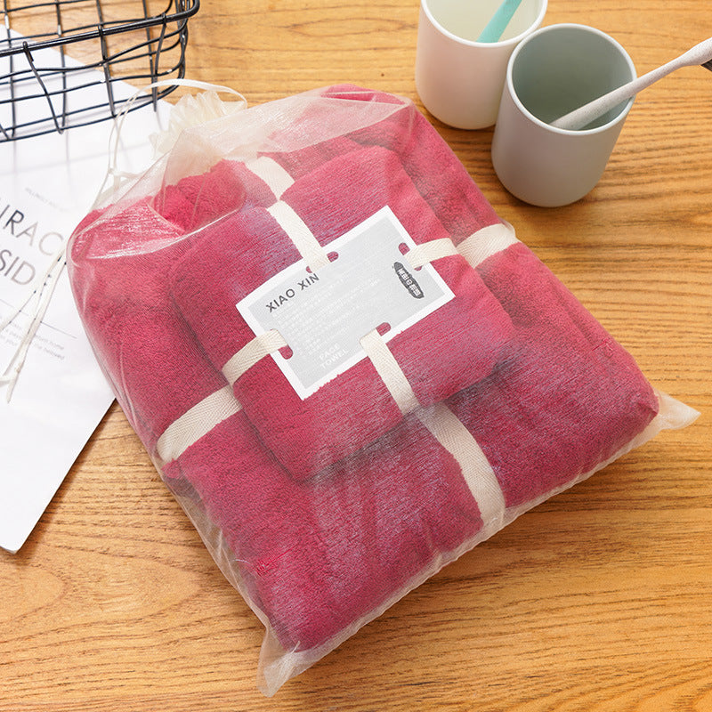 Absorbent Bath Towel For Mother And Child 17 Style 70x140 plus 34x74 0 - Tophatter Daily Deals