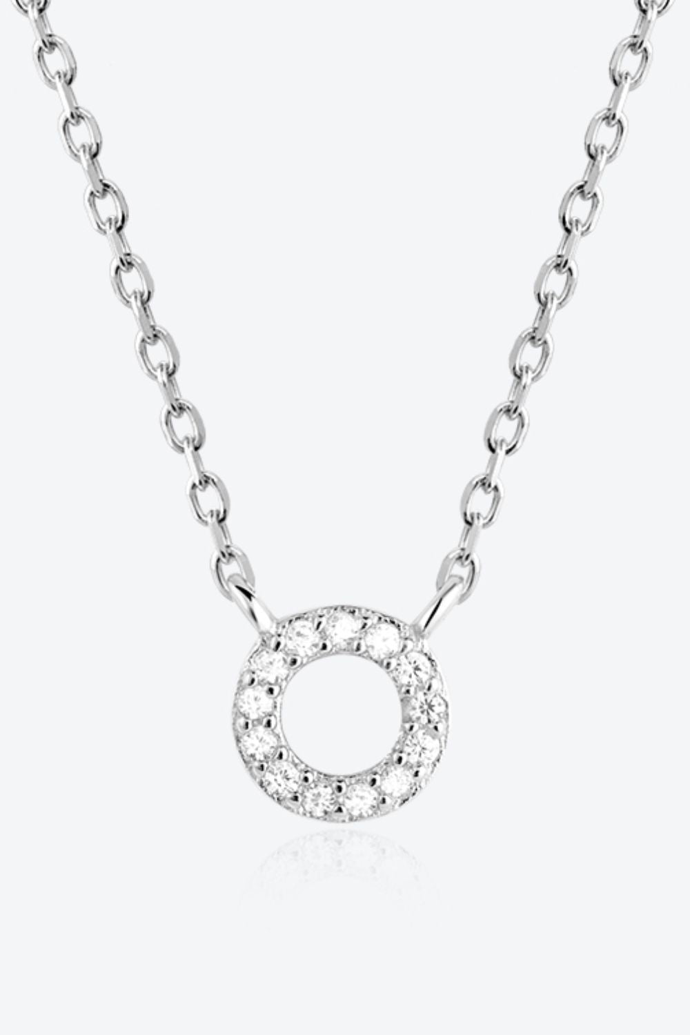 L To P Zircon 925 Sterling Silver Necklace Necklaces - Tophatter Daily Deals