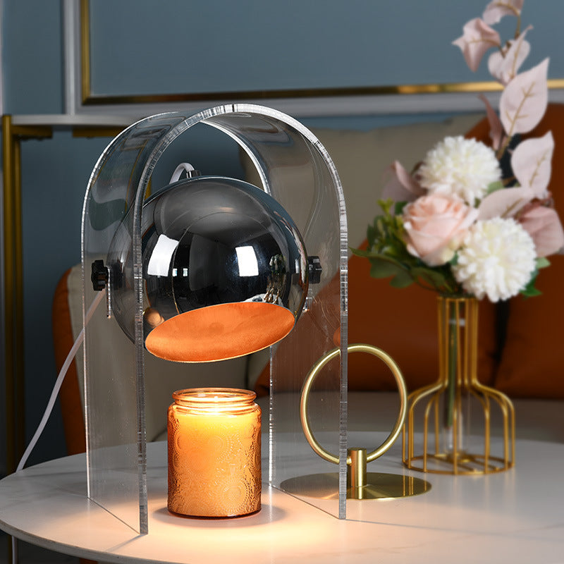 Acrylic Bedroom Bedside Glass Dimming Timing Melting Wax Table Lamp 0 - Tophatter Daily Deals