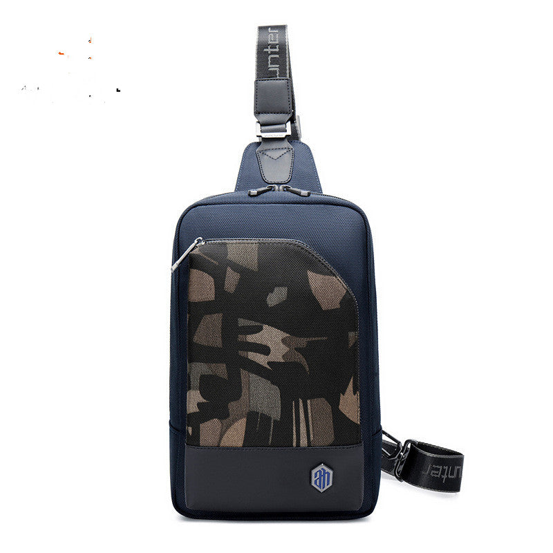 Arctic Hunter New Men"s Chest Bag With Large Capacity Blue 0 - Tophatter Daily Deals