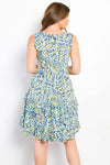 Be Stage Full Size Print Wrinkle Free Ruffled Dress Casual Dresses - Tophatter Daily Deals