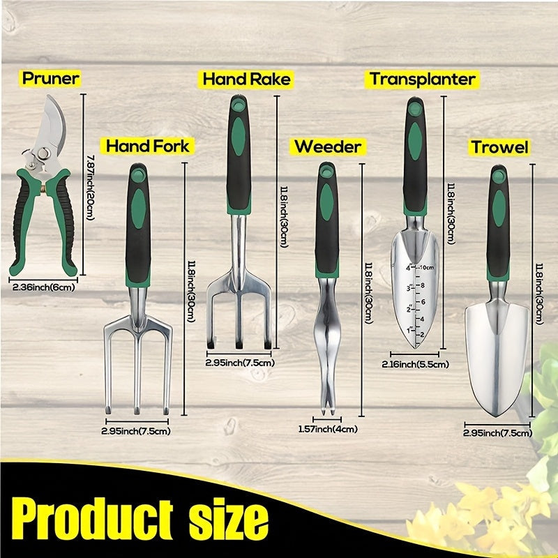 Garden Tools with Apron and Gloves Set (11pcs) Home & Garden > Garden Tools > Gardening Tools - Tophatter Daily Deals