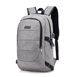 Business Computer Bag With Built-in USB Charging Port Light Grey 0 - Tophatter Daily Deals