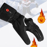 Autumn And Winter Warm Motorcycle Riding Gloves Lithium Battery Heating 0 - Tophatter Daily Deals