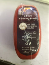 Automotive Oil Film Cleaning Brush Windshield Car Glass Sponge Cleaner Universal Removes Dirt Glass Cleaning Wipe Board Tool Red With 120ml 0 - Tophatter Daily Deals