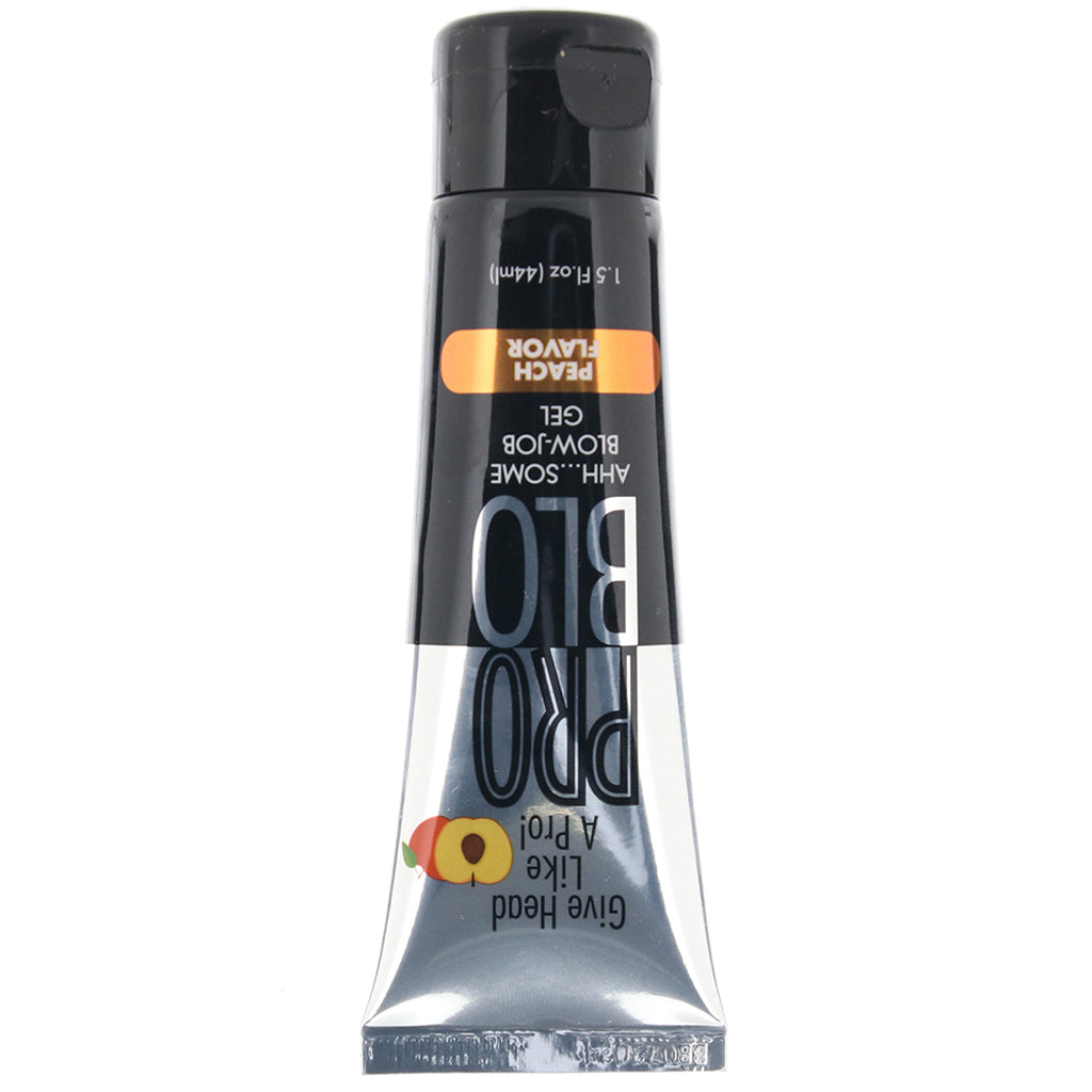 Pro Blo Flavored Oral Gel 1.5oz/44ml in Peach - Tophatter's Adult Products Lubes and Lotions > Female Enhancement - Tophatter Daily Deals