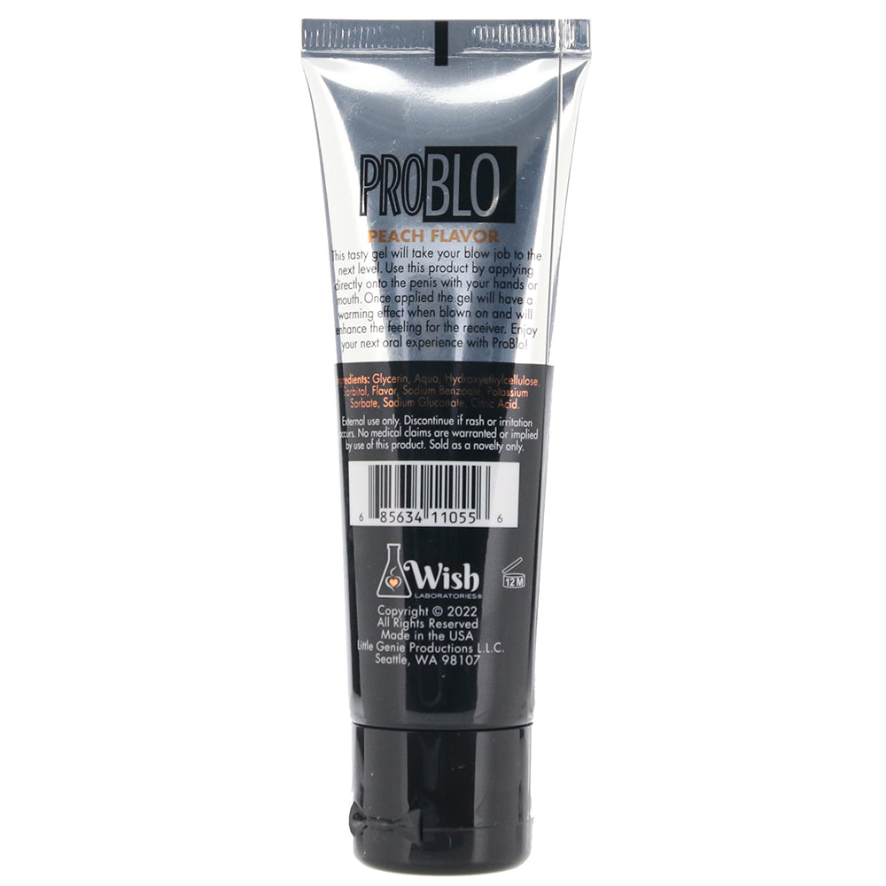 Pro Blo Flavored Oral Gel 1.5oz/44ml in Peach Lubes and Lotions > Sexual Stimulants - Tophatter Daily Deals