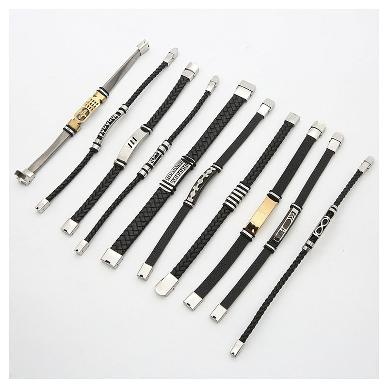 Business Gift Set Watch Belt Wallet Men's High-end Leather Bracelet Birthday Creative Gift Box 0 - Tophatter Daily Deals