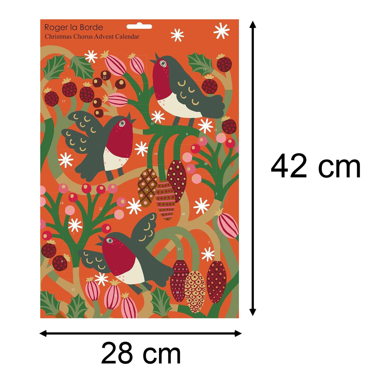 Christmas Chorus Advent Calendar | Festive Robins Christmas Advent Calendar Advent Calendar - Tophatter Daily Deals