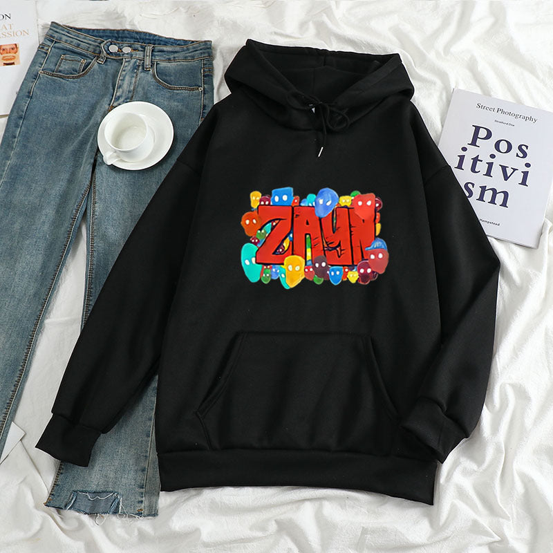 Warm Unisex Hoodie - Oversized, Polyester Fleece, Casual 3D Changing Face Moving Picture Frame - Tophatter Daily Deals