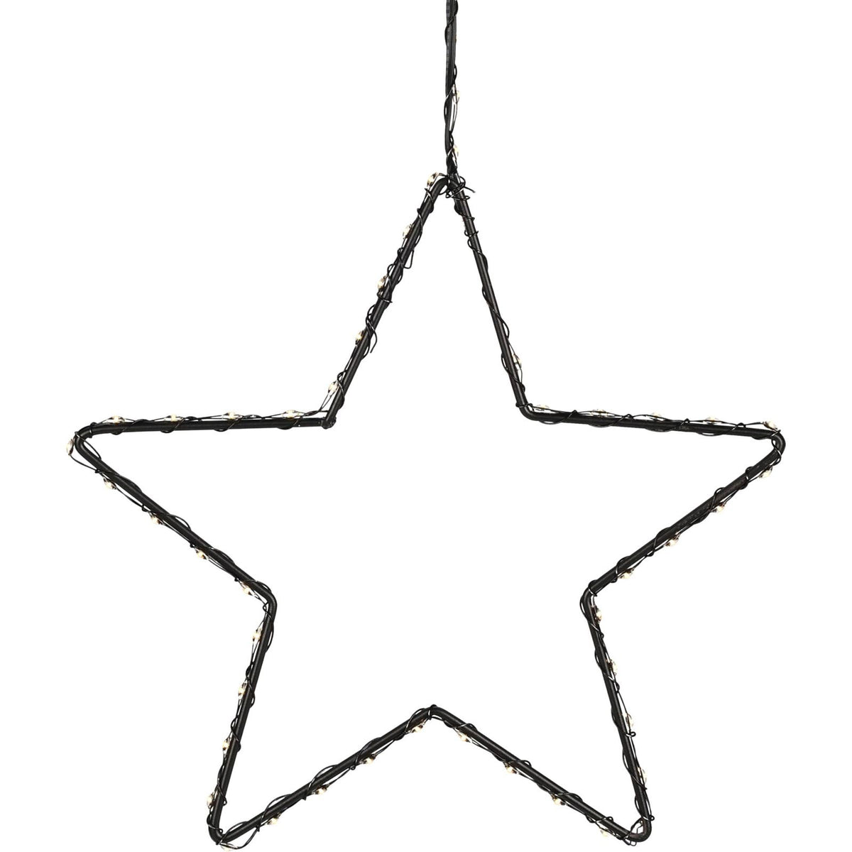 Small Silhouette LED Christmas Star | 52 LED Star Light Window Decoration - 20cm LED Light - Tophatter Daily Deals
