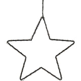 Small Silhouette LED Christmas Star | 52 LED Star Light Window Decoration - 20cm LED Light - Tophatter Daily Deals