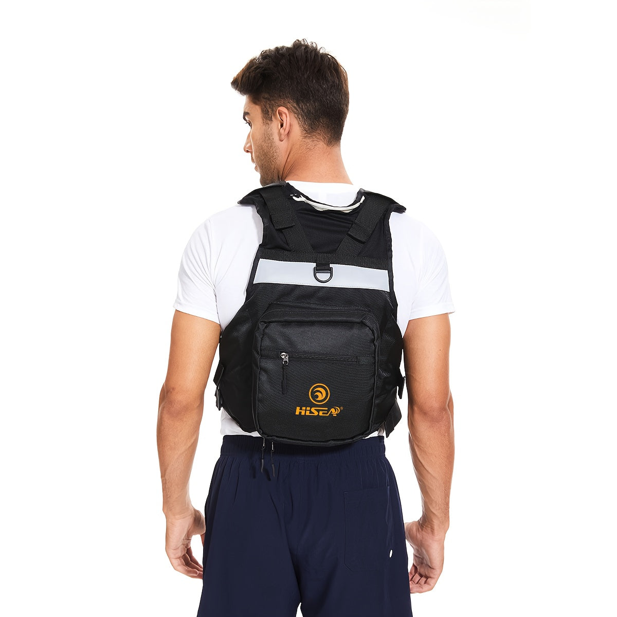 High Buoyancy Adult Life Jacket Black Outdoor > Fishing - Tophatter Daily Deals