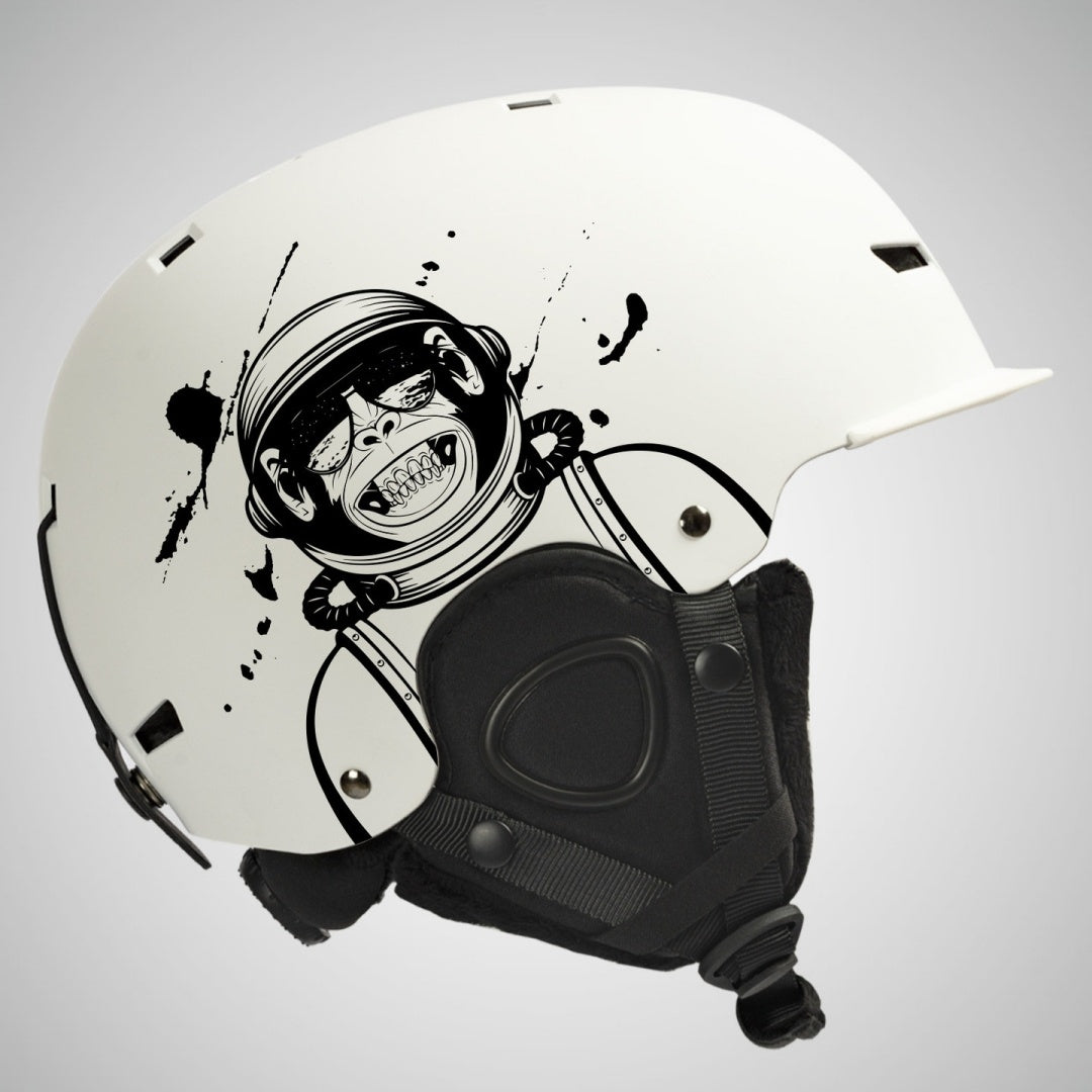 Adult Single And Double Board Snow Goggles Integrated Crash Helmet 0 - Tophatter Daily Deals