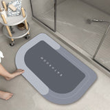Bathroom Absorbent And Quick-drying Floor Mat Himalayan light grey 1PCS 0 - Tophatter Daily Deals