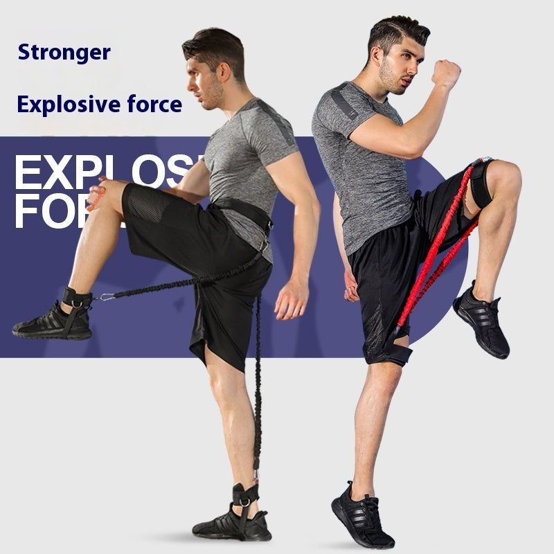 Boxing MMA Taekwondo Elastic String Basketball Bounce Strength Leg Training Explosive Power Resistance Band Fitness Equipment 0 - Tophatter Daily Deals