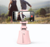 AI Smart Follow-up 360 Degrees Revolving Cloud Platform Selfie Stick English Version Pink 206 0 - Tophatter Daily Deals