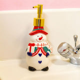 Christmas Character Soap Dispenser | Ceramic Hand Wash Bathroom Soap Dispenser Soap Dispenser - Tophatter Daily Deals