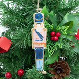 Nutcracker Christmas Bauble | Vintage Metal Soldier Tree Ornament with Twine Baubles - Tophatter Daily Deals