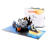 3d Christmas Greeting Card Stereo Christmas Tree Card Creative Ghost Pumpkin 0 - Tophatter Daily Deals