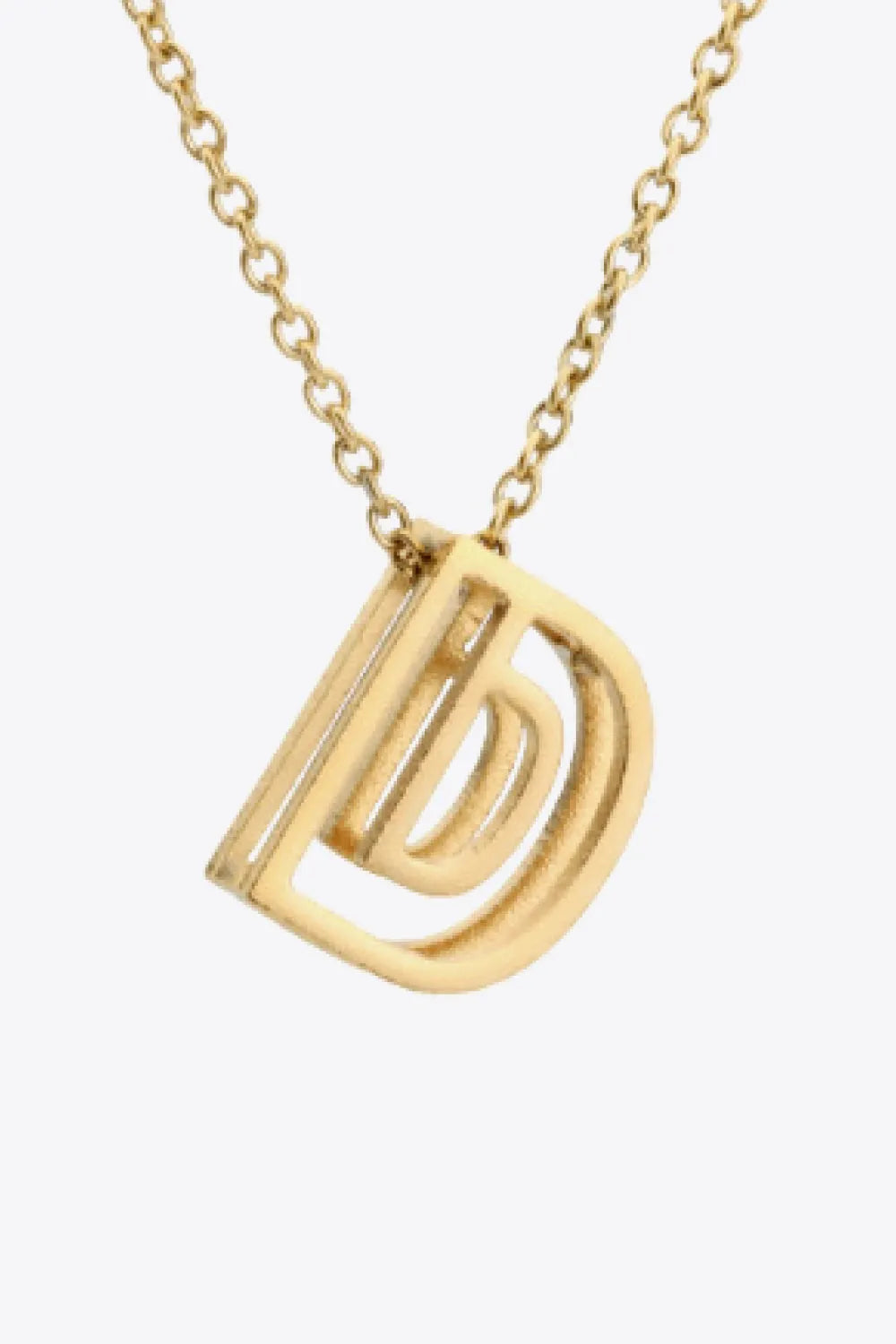 A to J Letter Pendant Nekclace Necklaces - Tophatter Daily Deals