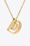 A to J Letter Pendant Nekclace Necklaces - Tophatter Daily Deals
